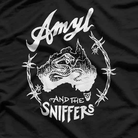 Amyl and the Sniffers Vintage Band Music Graphic RZ T-Shirt