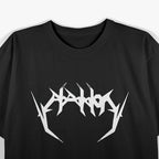 American Death Metal Retro Band Logo Inspired RZ T-Shirt