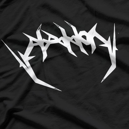 American Death Metal Retro Band Logo Inspired RZ T-Shirt