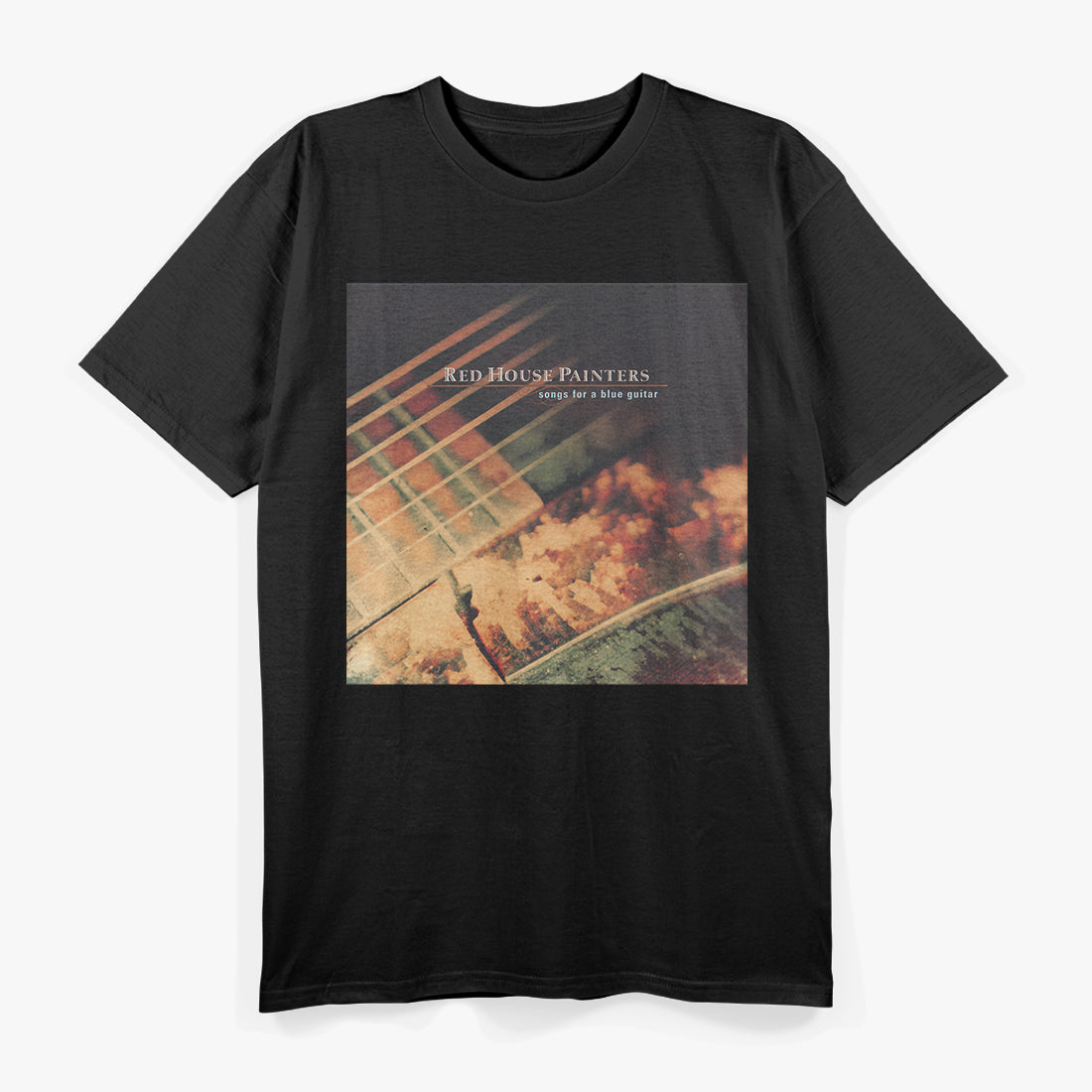 Songs for a Blue Guitar Retro Music Graphic T-Shirt