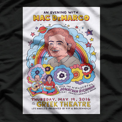 Vintage Concert Poster Graphic T-Shirt