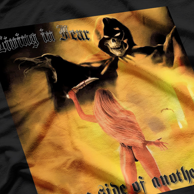 Living In Fear Inspired Thrash Metal Group T-Shirt