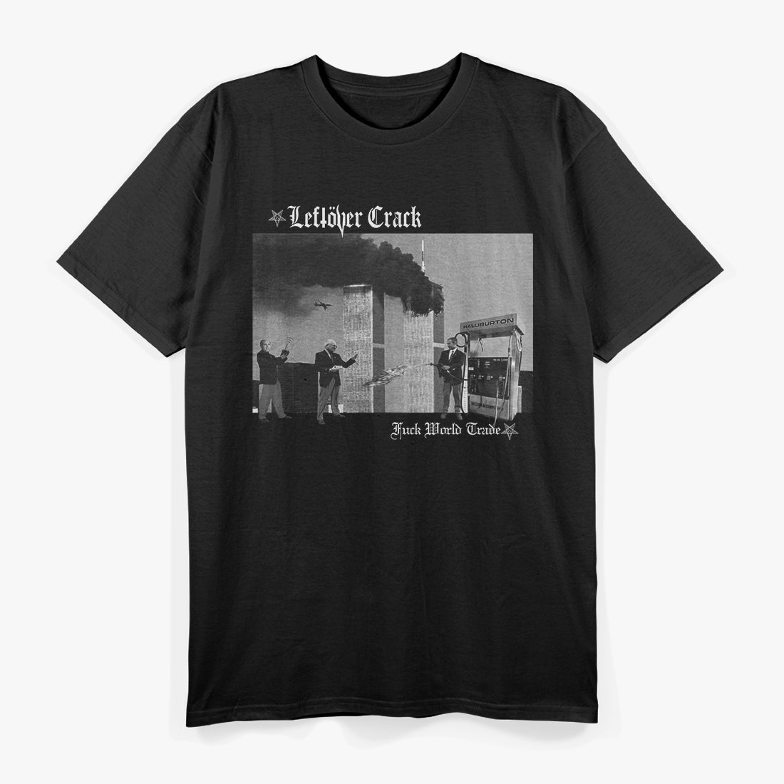 Leftöver Crack Inspired Punk Rock Streetwear Vintage T-Shirt