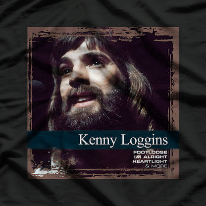 Kenny Loggins Style Retro Graphic Classic Guitar T-Shirt