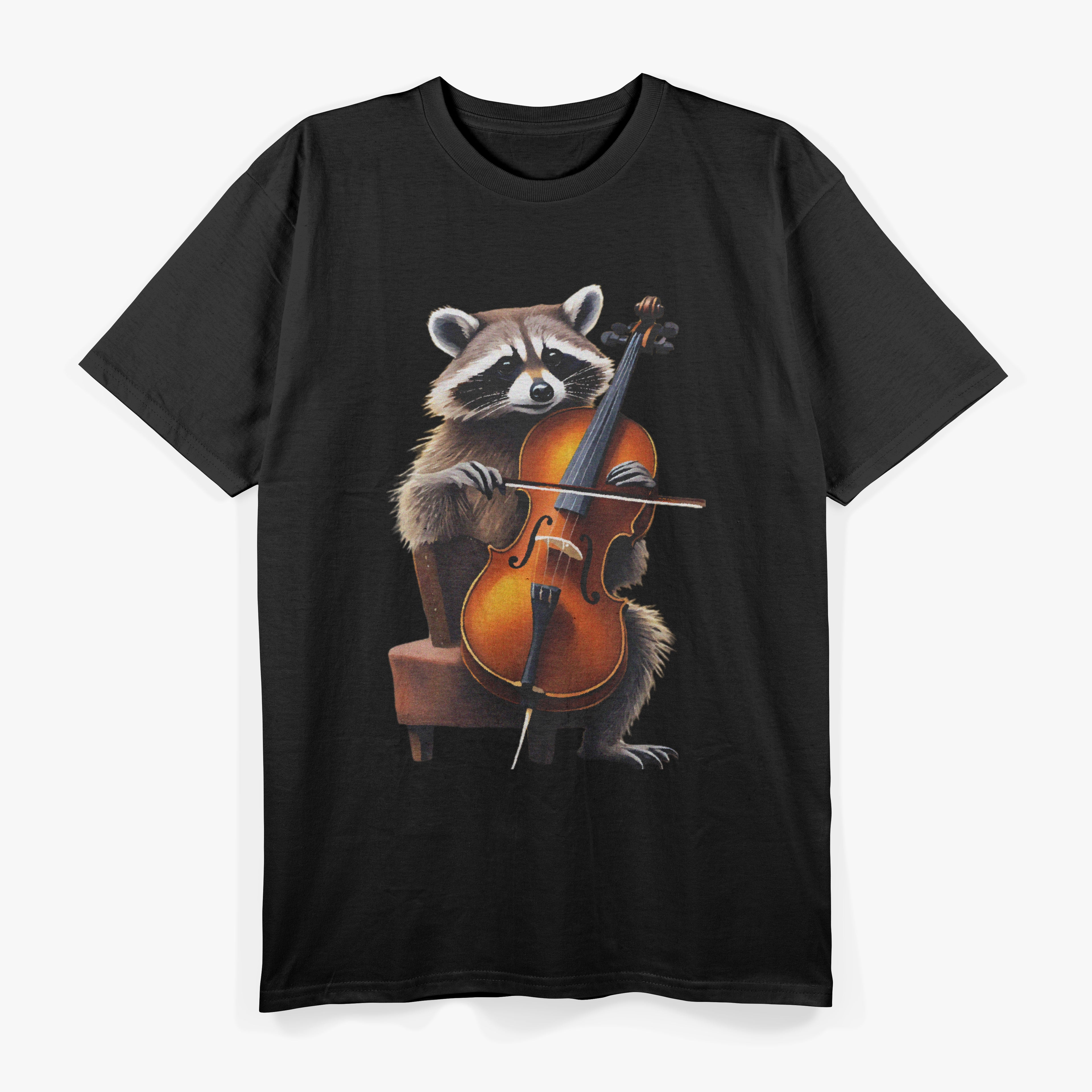 Cute Raccoon Playing Violin Raccoons Musician Music T-Shirt