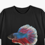 Red & Blue Betta Siamese Fighting Fish T-Shirt