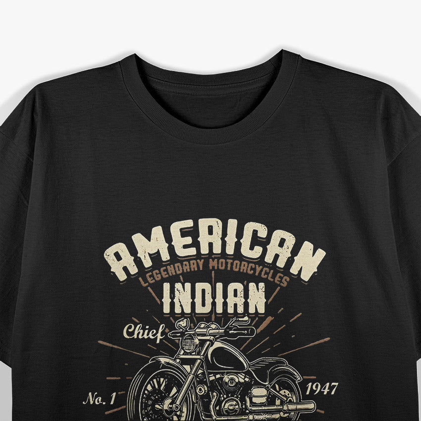 Indian Motorcycle – Vintage Biker Style T-Shirt