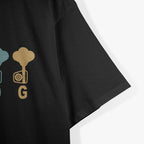 Retro Vintage EADG Bass Clef Bass Guitar Player T-Shirt
