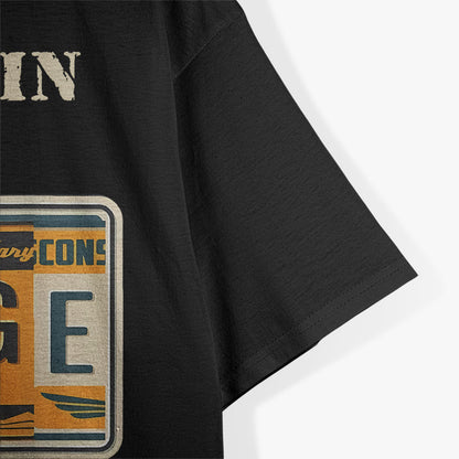 I'll Be In My Garage Mechanic Car Guy Auto Bike Father's Day T-Shirt