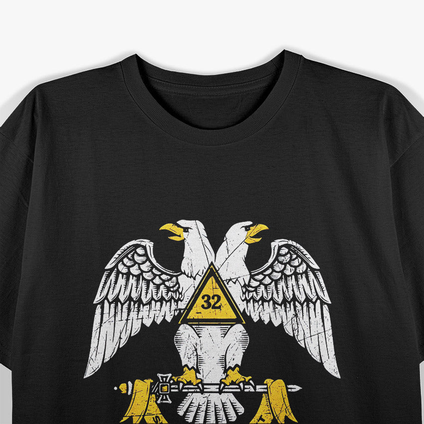 32nd Degree Masonic Scottish Rite Wings T-Shirt