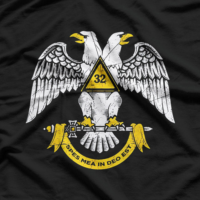 32nd Degree Masonic Scottish Rite Wings T-Shirt