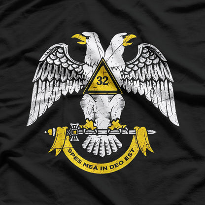 32nd Degree Masonic Scottish Rite Wings T-Shirt