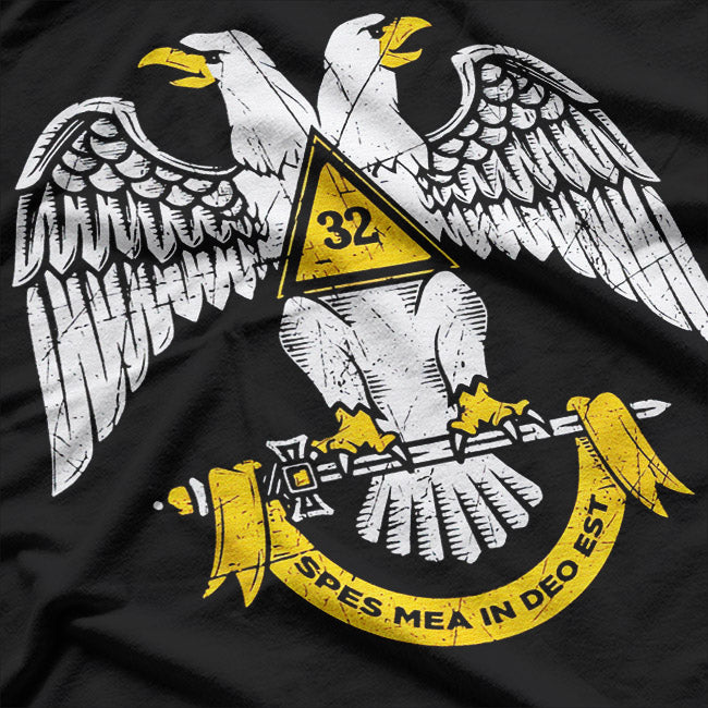 32nd Degree Masonic Scottish Rite Wings T-Shirt