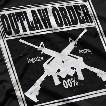 Legalize Crime by Outlaw Order T-Shirt