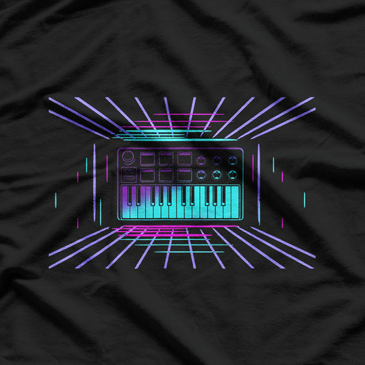 80s Synthesizer Keyboard T-Shirt