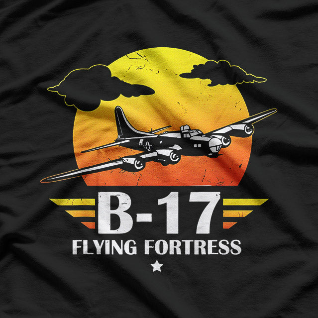 Air Force B-17 Flying Fortress WWII Bomber T-Shirt