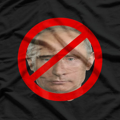 Anti-Putin Russia Pro-Ukraine Statement T-Shirt