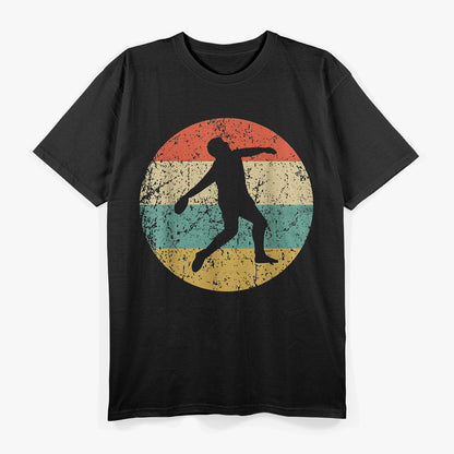 Discus Throw Vintage Retro Track And Field Sport T-Shirt