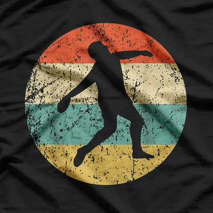 Discus Throw Vintage Retro Track And Field Sport T-Shirt