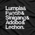 Lumpia Love Funny Filipino Food Enthusiast T-Shirt