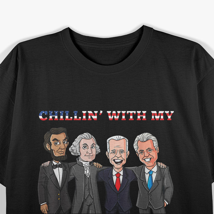 Funny Chillin with My Presidents T-Shirt