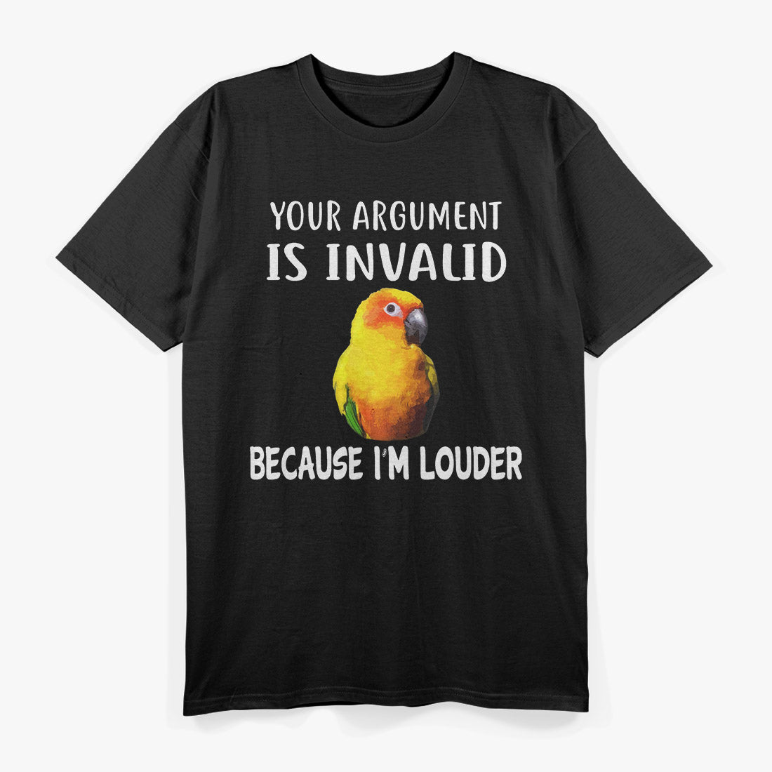 Loud Sun Conure for Funny Parrot Enthusiasts T-Shirt