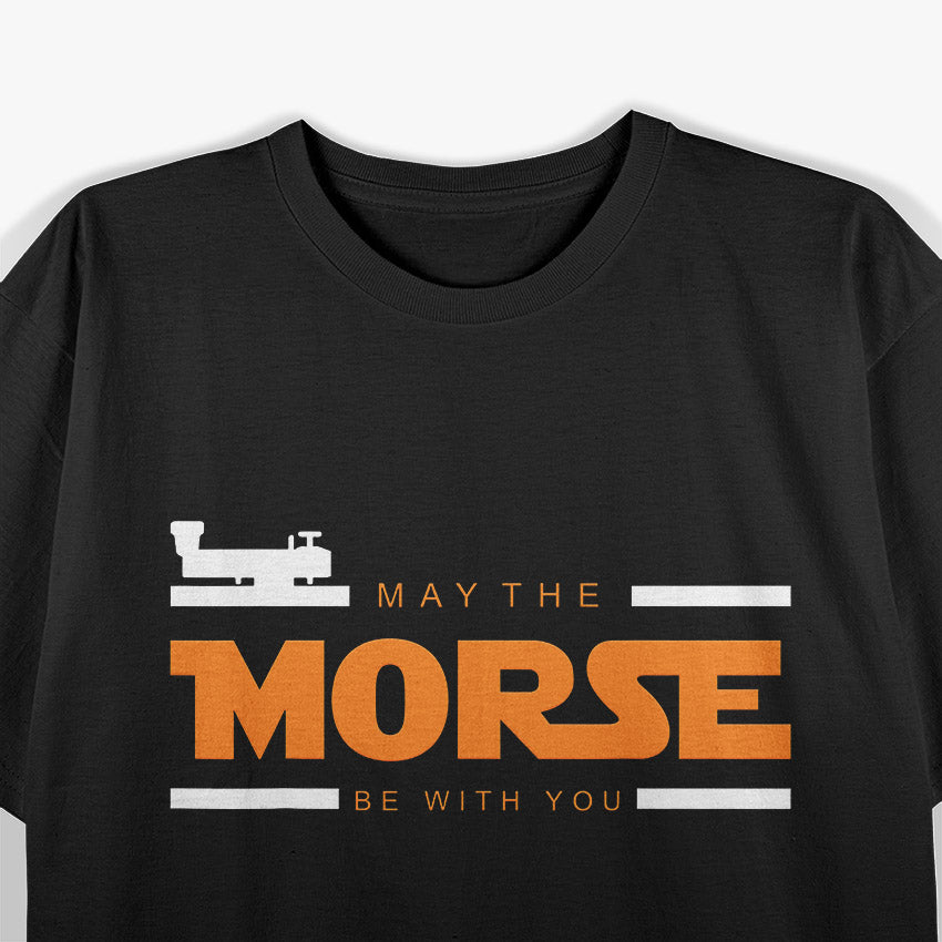 May the Morse Be with You: Geeky Code Lover’s T-Shirt