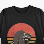 Retro Vintage Raccoon - Funny Wildlife Lover T-Shirt
