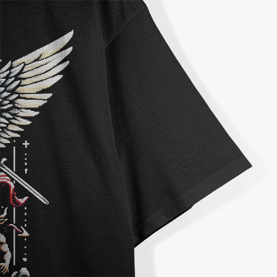 Saint Michael Archangel – Catholic Gamer Graphic T-Shirt