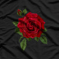 Single Red Rose: Timeless Elegance T-Shirt