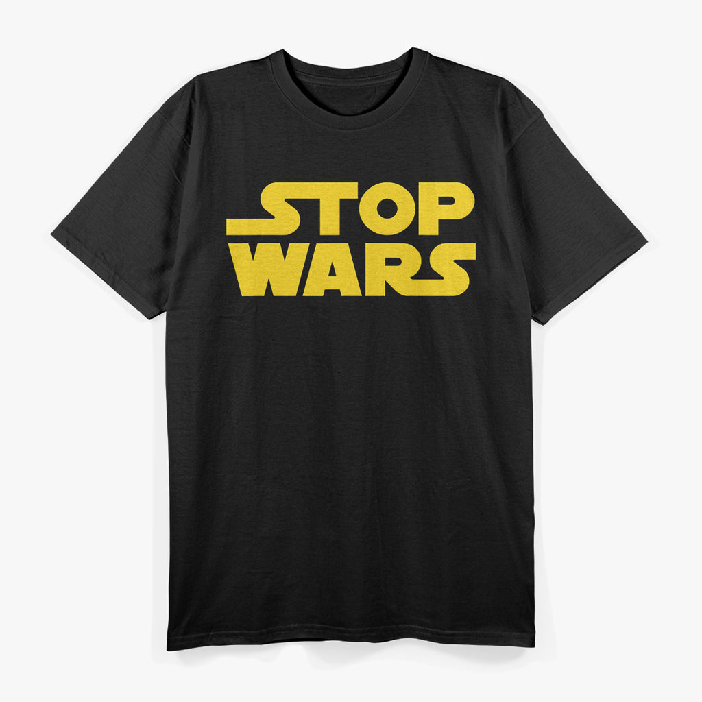 End the Battles: Funny Stop Wars Parody T-Shirt