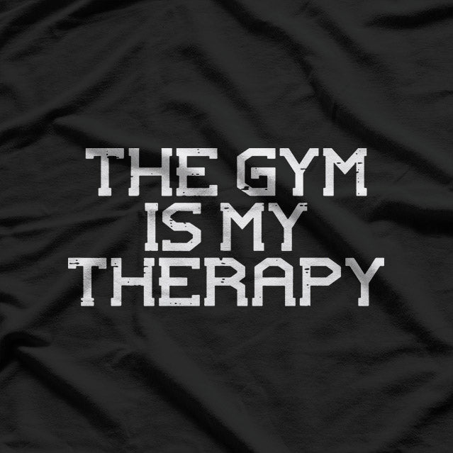 Workout Therapy – Funny Gym Motivation T-Shirt