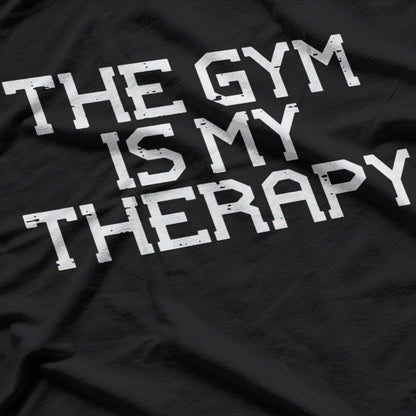 Workout Therapy – Funny Gym Motivation T-Shirt