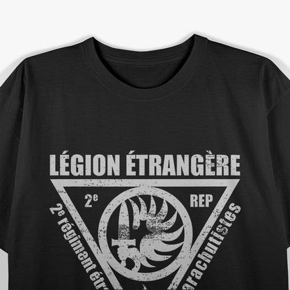Vintage Legionnaire – French Foreign Legion Paratrooper Tribute Love T-Shirt