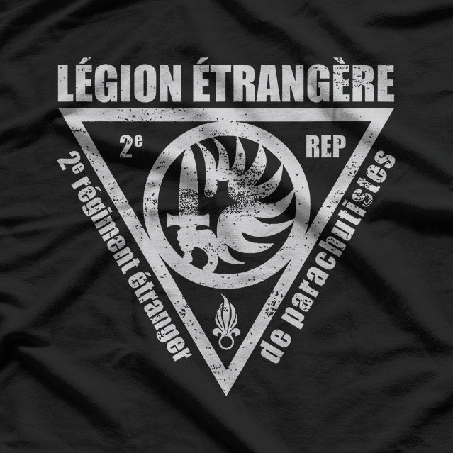 Vintage Legionnaire – French Foreign Legion Paratrooper Tribute Love T-Shirt