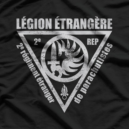 Vintage Legionnaire – French Foreign Legion Paratrooper Tribute Love T-Shirt
