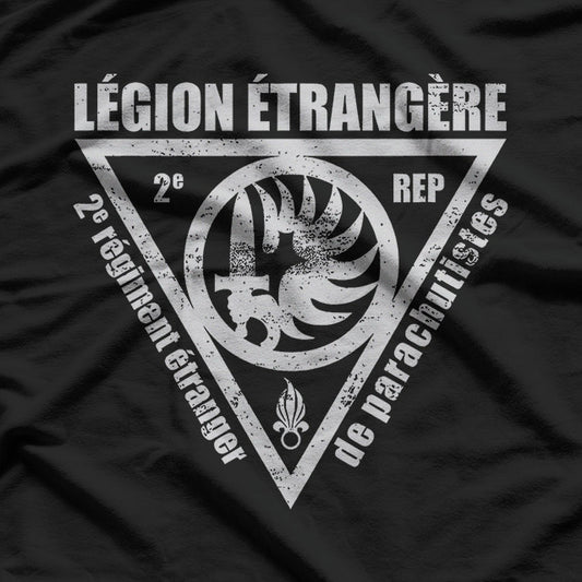 Vintage Legionnaire – French Foreign Legion Paratrooper Tribute Love T-Shirt