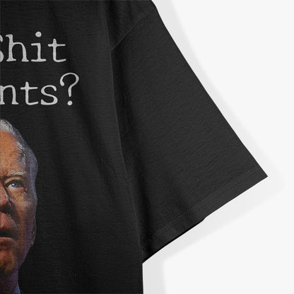 Who Shirt My Pants Funny Humor Parody Graphic T-Shirt