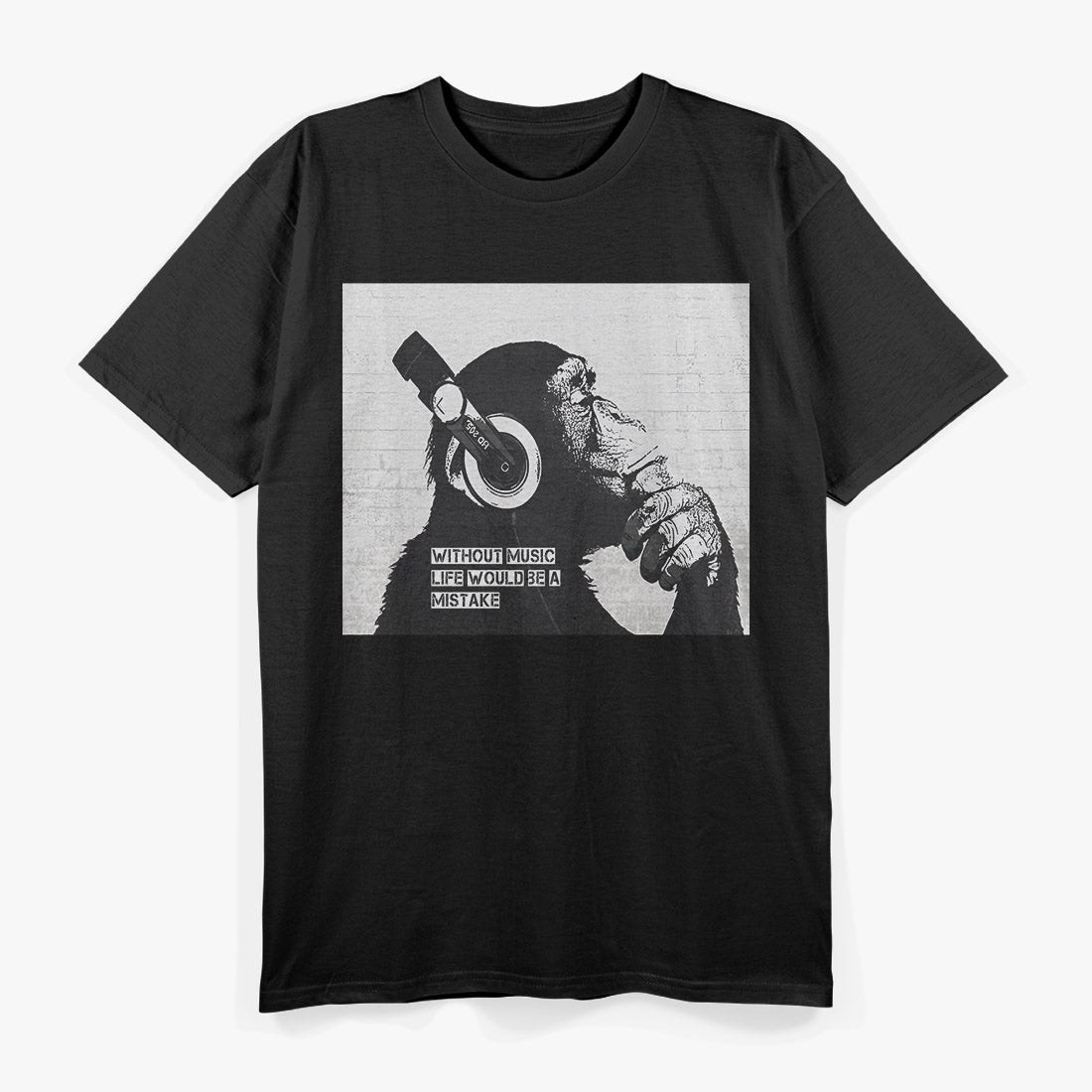 Music Is Life Tee – Funny Quote Retro Graphic T-Shirt