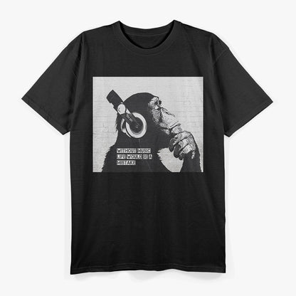 Music Is Life Tee – Funny Quote Retro Graphic T-Shirt