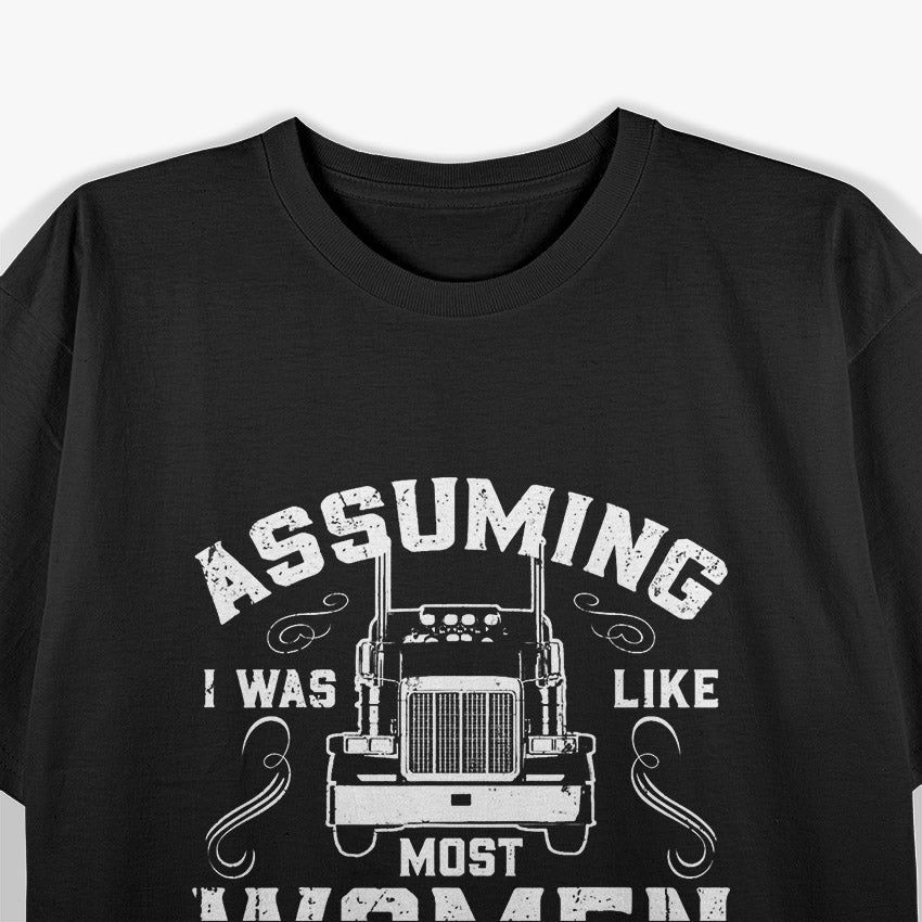 Woman Trucker Female Truck Driver T-Shirt