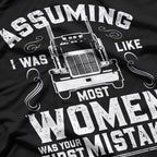 Woman Trucker Female Truck Driver T-Shirt