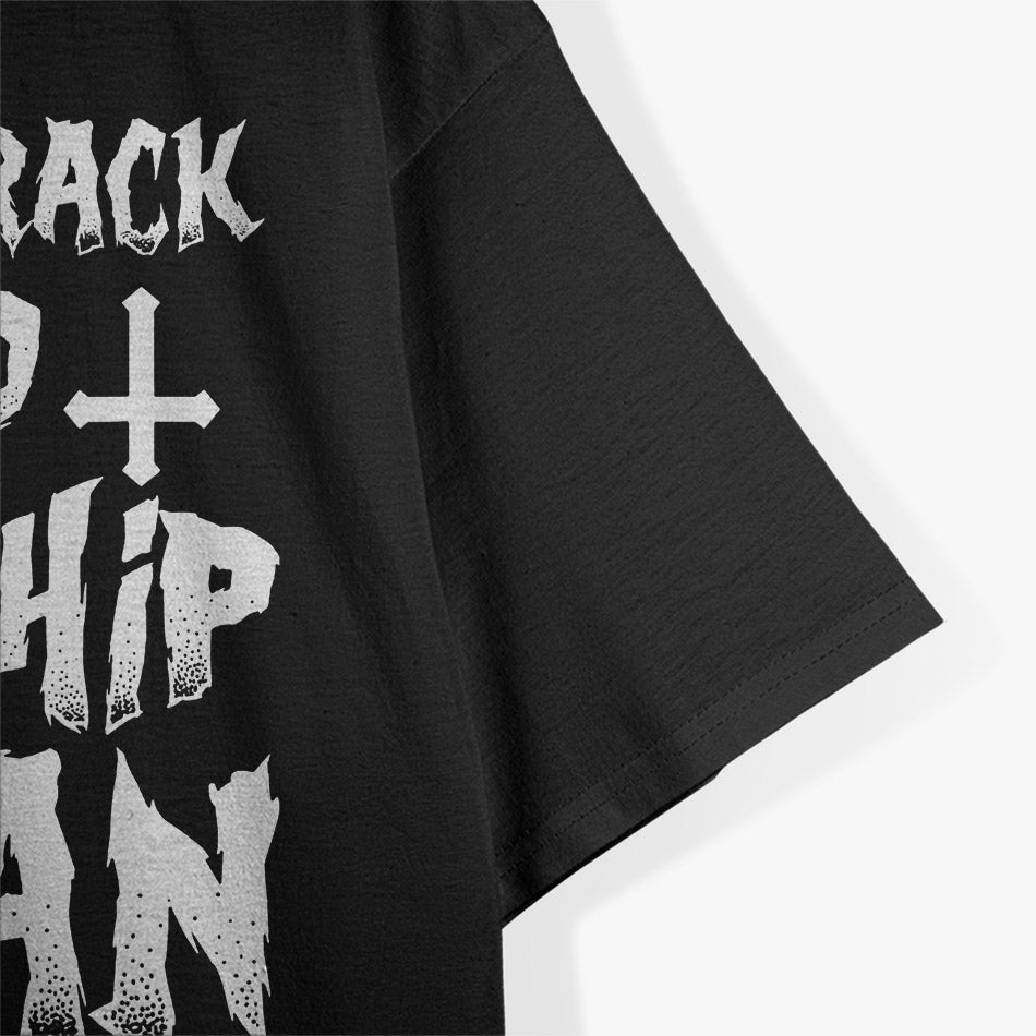 Worship Satire Funny Dark Humor Parody Graphic T-Shirt