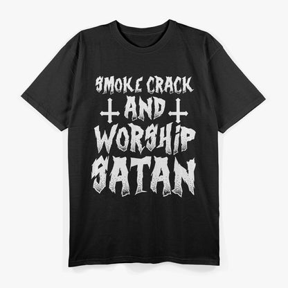 Worship Satire Funny Dark Humor Parody Graphic T-Shirt