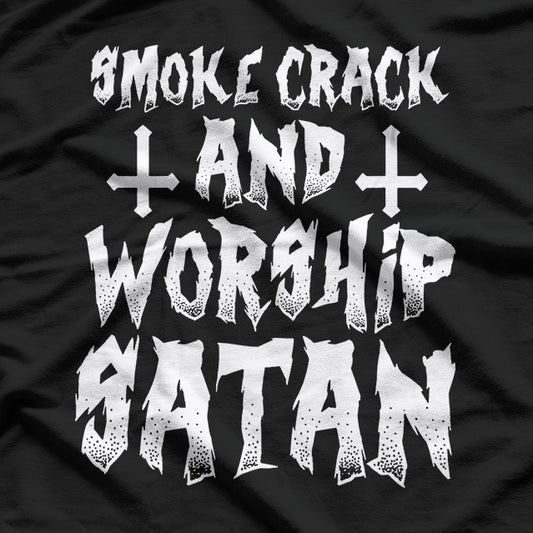 Worship Satire Funny Dark Humor Parody Graphic T-Shirt