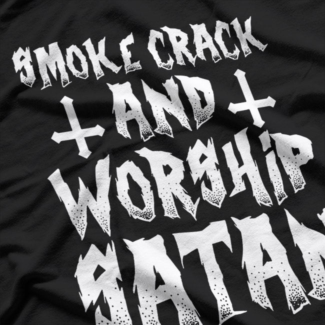 Worship Satire Funny Dark Humor Parody Graphic T-Shirt