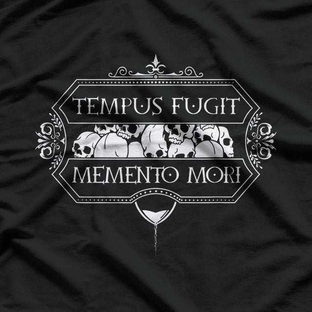 Your Time Is Running Out Tempus Fugit Memento Mori Graphic T-Shirt