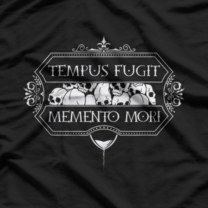 Your Time Is Running Out Tempus Fugit Memento Mori Graphic T-Shirt