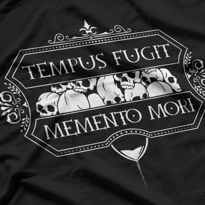 Your Time Is Running Out Tempus Fugit Memento Mori Graphic T-Shirt