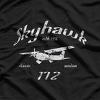 Skyhawk Airplane: Classic Cessna Pilot T-Shirt